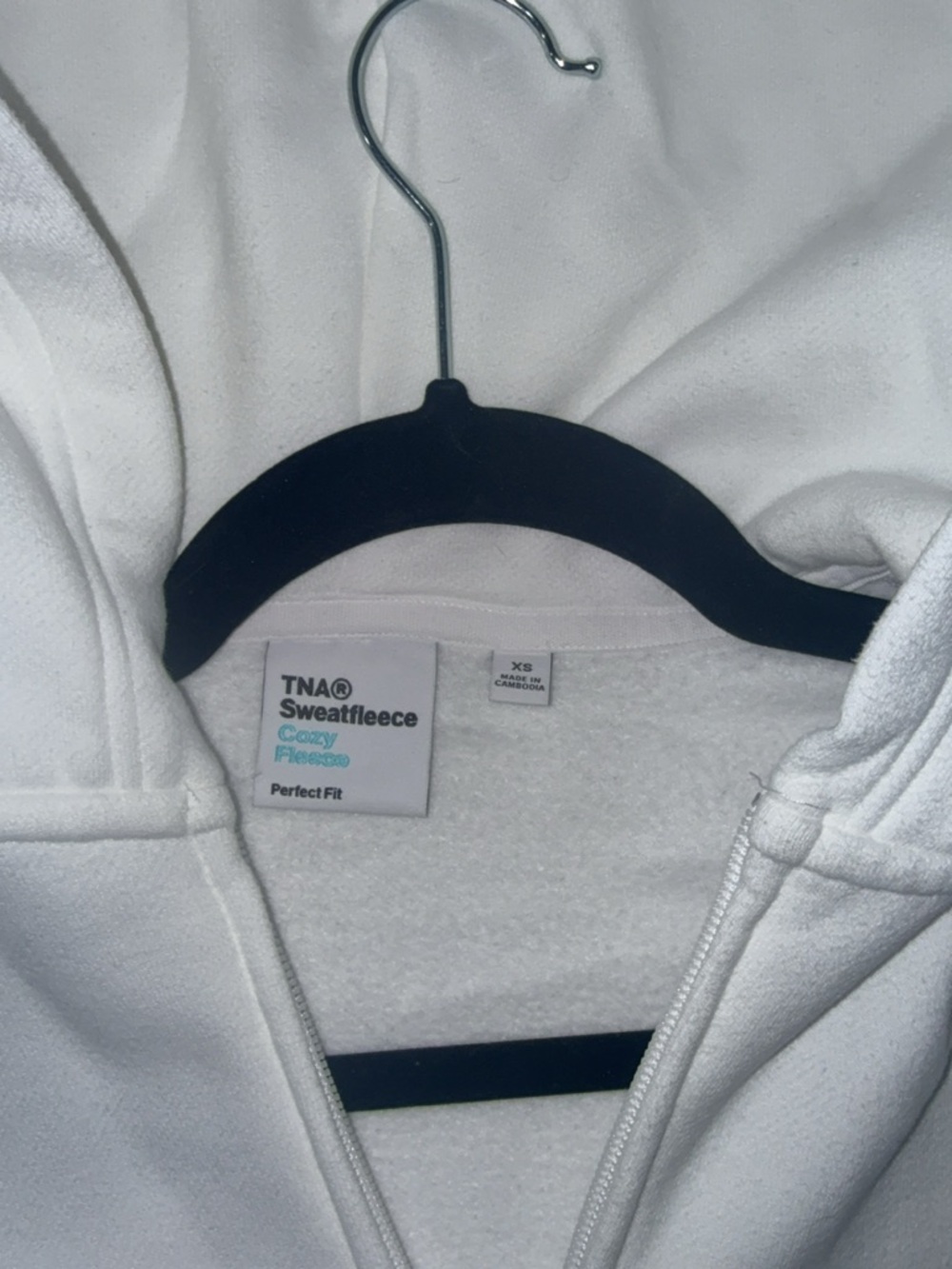 TNA Cozy Fleece “Perfect Fit” Zip Hoodie